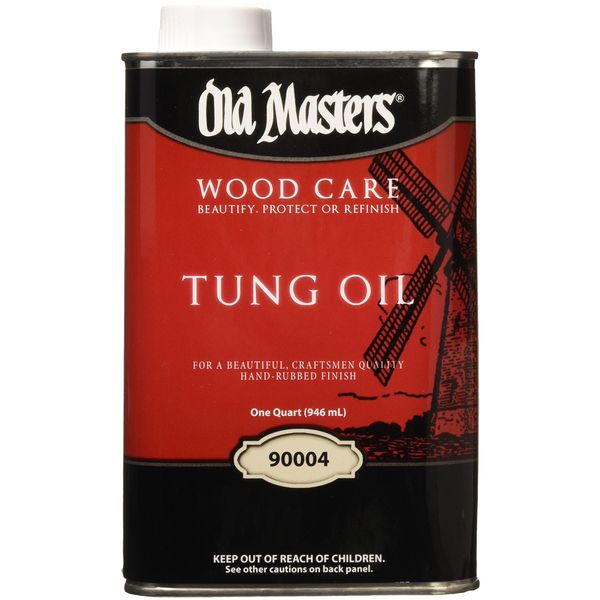 Old Masters 3605 90004 100-Percent Pure Tung Oil, 1 Quart