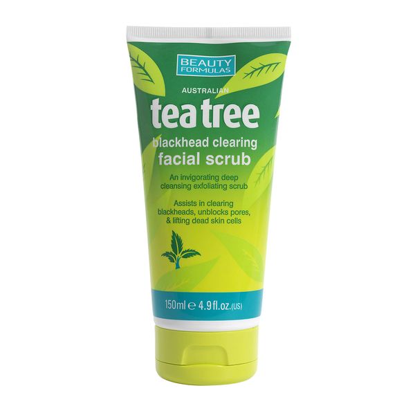BEAUTY FORMULAS FACIAL SCRUB TEA TREE 150ML
