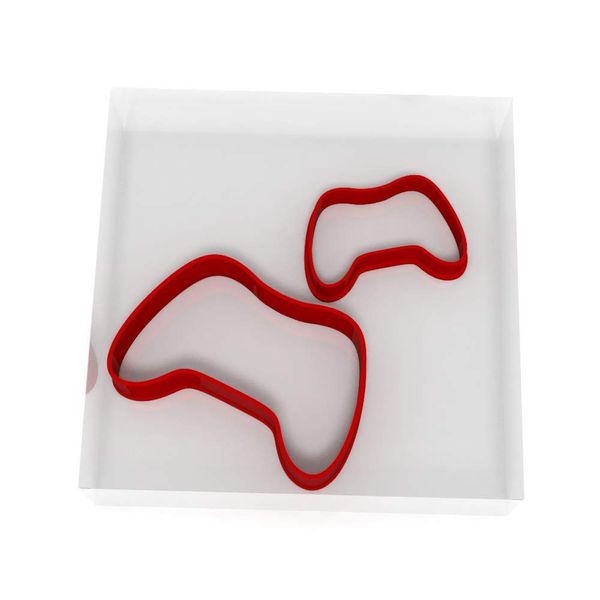 Game Controller Set of 2 Value Cookie/Fondant Cutters Pair 5CM + 8CM - 2