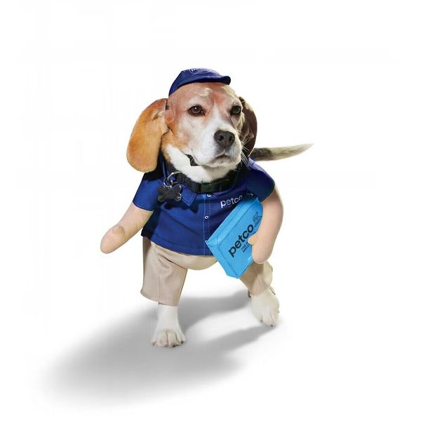 Bootique Cute Carrier Dog Cat Costume Small Pet Halloween Outfit Mailman Postal