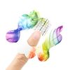Almond Nail Forms for Gel Builder Acrylic Nails 100 Pieces, LEA-SHALL Short Form Guide Stickers Nail Art Extension Tips Self-Adhesive Professional Tools for Women Girls DIY Home Salon