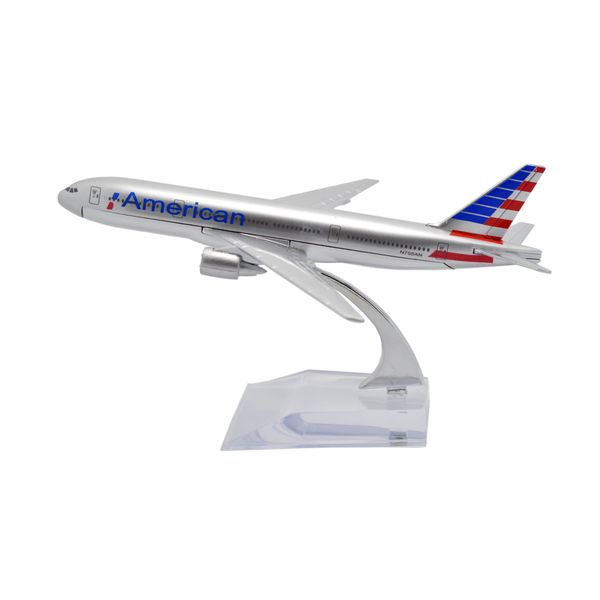 TANG DYNASTY(TM 1:400 16cm B777 NEW American Airlines Metal Airplane Model Plane Toy Plane Model