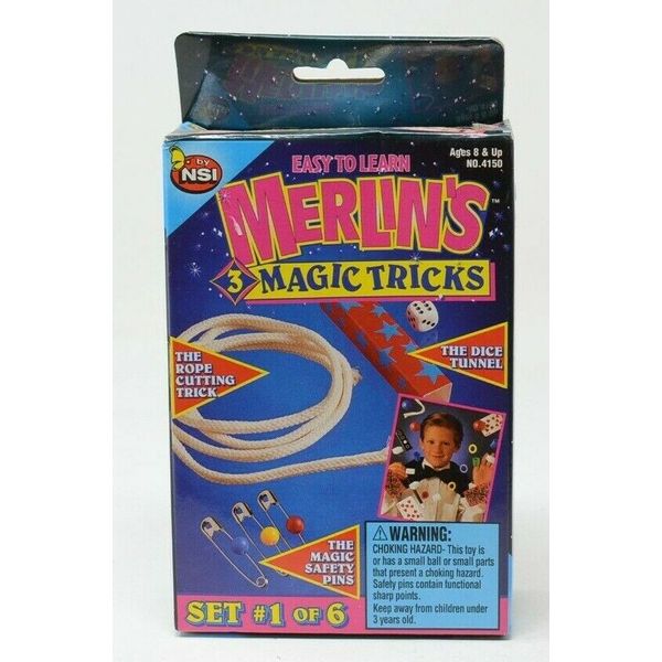 Merlin's Magic Tricks Set 1 of 6