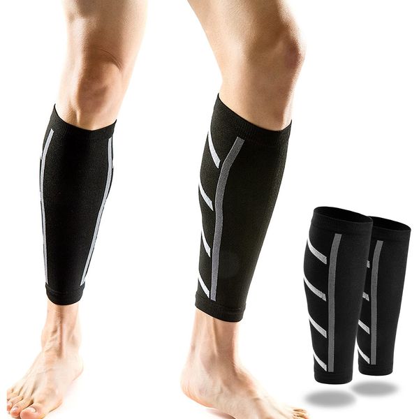 Hoxfly Calf Compression Sleeve,Support Leg Sleeves Legs Pain Relief,Compression Calf Guards,Shin Splint and Calf Support Brace,Ideal for Running,Injury Recovery,Muscle Cramps