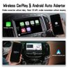 2 in 1 Android Auto Wireless Adapter Wireless CarPlay Adapter Plug Play Radio US