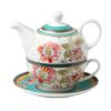 Grace Teaware Porcelain 4-Piece Tea For One (Emperor Garden)