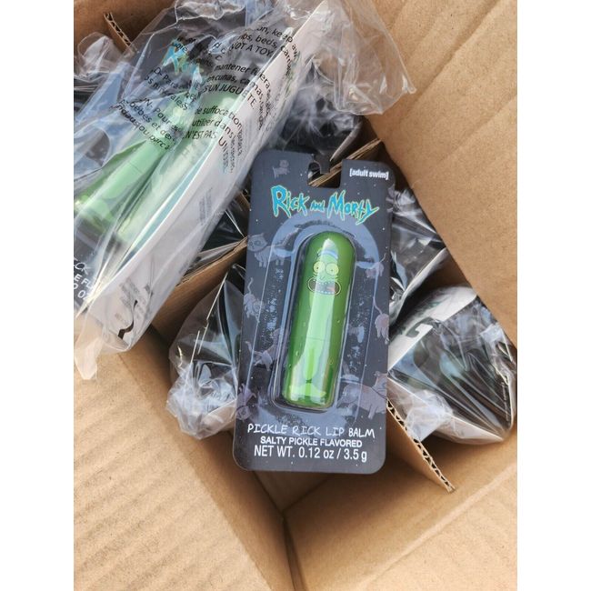 Rick n Morty Pickle Rick Lip Balm 24pcs