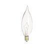 60 Clear Chandelier Night Light Bulb Candle Base Turn Tip Shape