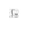 ESCO EMC Cable Gland 10.0-14.0mm/M20x1.5 EA948HT-68