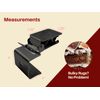Rug Clips Heavy Duty Matte Black 10 Pcs WISELINKERS