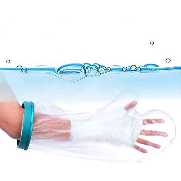 VESKIMER Waterproof Arm Cast Cover for Shower, Bath - Reusable Cast Protector, Cast Bag, Cast Sleeve - Watertight Protection for Broken Hands, Fingers, Wrists, Arms