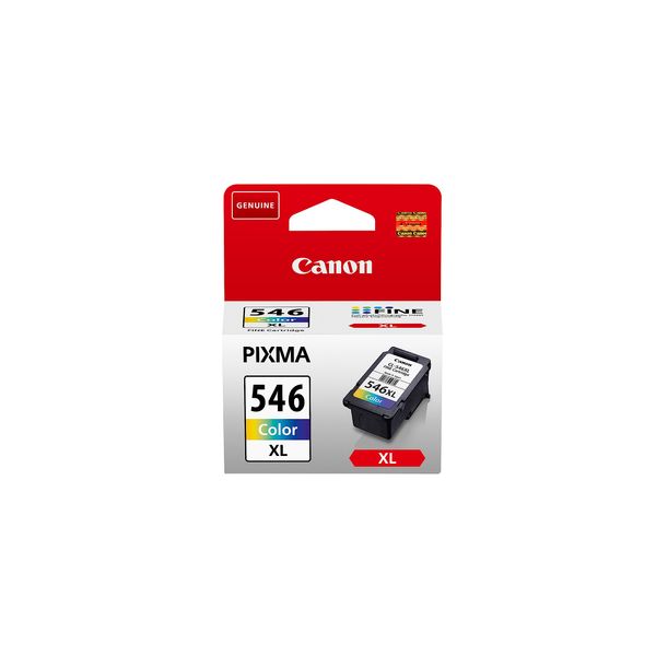 Canon CL-546XL Genuine High Yield C/M/Y Colour Ink Cartridge - PIXMA Print Compatible