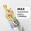 Replacement Cable 15FT for V2 Rectangular, Waterproof Internet Kit Satellite Cable Extension Cord Fits Gen 2 Accessories Connection 4.6M