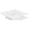 ZACK 40839 ABBACO Soap Dish, White