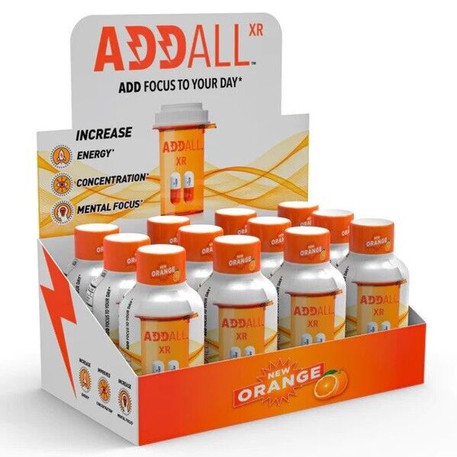 Addall XR Orange Drink Shots 12 Pack