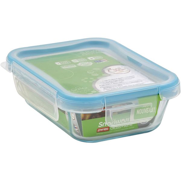 Snapware 6-Cup Total Solution Rectangle Food Storage Container, Glass