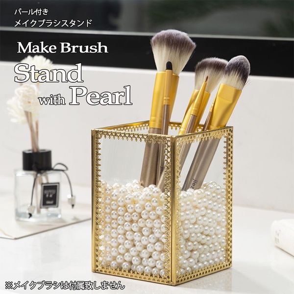 Makeup Brush Stand Makeup Box Makeup Stand Desk Organizer Pen Holder Clear Transparent Tabletop Lipstick Stationery Pen Holder Pen Holder Pen Stand Pencil Holder Storage Box Accessory Case Elegant Sparkling Desk Storage