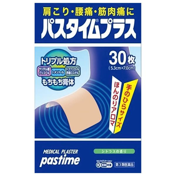 【第3類医薬品】パスタイムプラス 30枚 ×9