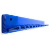 Baseball Mini Bat Rack Display Blue 9-17 Bats Sport Ball Wood Wall Mount