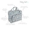 Hobby Gift Sewing Machine Travel Carry Storage Bag, Botanical