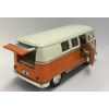KiNSMART 1/32 1962 Wagen Bus Pullback Mini Car (Ivory x Orange)