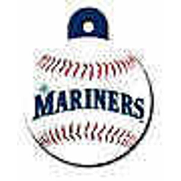 MLB SEATTLE MARINERS PERSONALIZED ROUND PET ID TAG