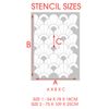 Art Deco Stencil (Size 2 - 75x109cm)