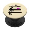 MUSICAL NOTATION WHOLE REST PERIMENOPAUSE MENOPAUSE PopSockets Adhesive PopGrip