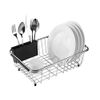 TESOT Adjustable Over Sink Dish Rack Stainless Steel Dish Drying Rack On Counter or in Sink, Rustproof