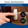 Broan-NuTone BK125LWH Builder Chimes Kit with Two Lighted Pushbuttons, White