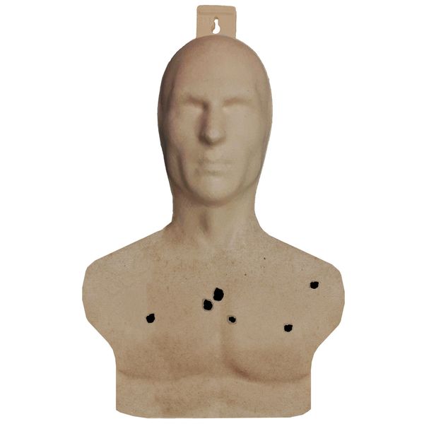 Birchwood Casey 3D Silhouette Target Self Adhesive Face Torso Lightweight 3 Pack