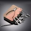 Manicure Set, Nail Clipper Set,7 in 1 Professional Manicure Pedicure Set, Stainless Steel Professional Grooming Kit with Leather case Portable Travel Nail Clipper Set for Men and Women