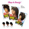 EBIN Wonder Wig Solution Tie-Up Bonnet Black - Extra Long