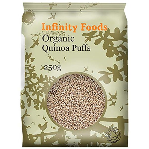 Infinity Foods Organic Quinoa Puffs - Puffed Quinoa 250g