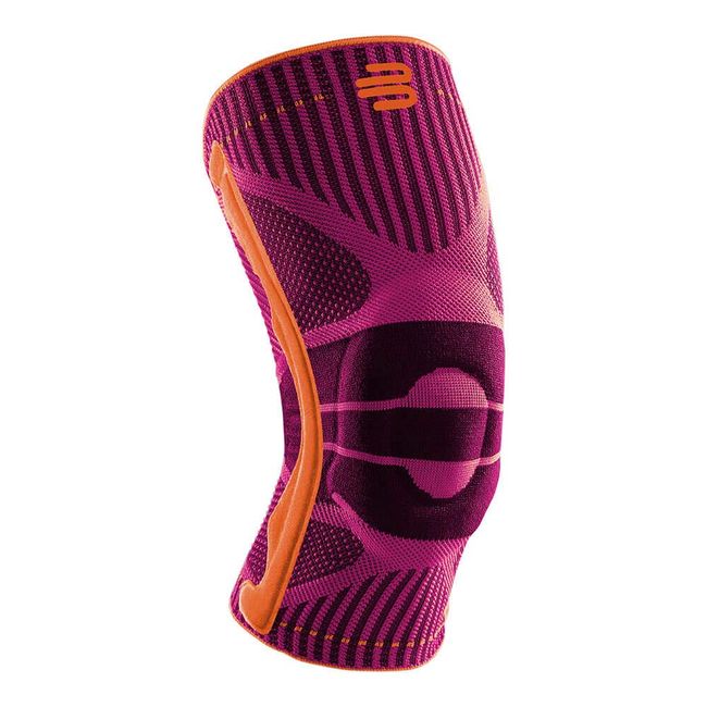 Bauerfeind Sports Knee Support - Knee Brace for Athletes with Medical Grade Compression - Stabilization and Patellar Knee Pad (Pink, XXL)