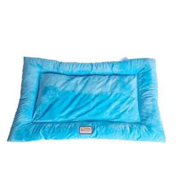 Armarkat Pet Bed Mat, Dog Crate Soft Pad W Poly Fill Cushion, Sky Blue, L