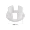 sourcing map Sink Basin Trim Overflow Cover Insert in Hole Ring Covers Caps White 6pcs