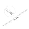 sourcing map 5mmx250mm Transparent Clear Solid Acrylic Round Rod PMMA Bar