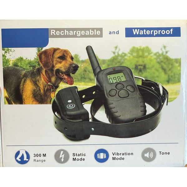 Dog Training Collar Rechargeable With Remote , Clicker And Booklet