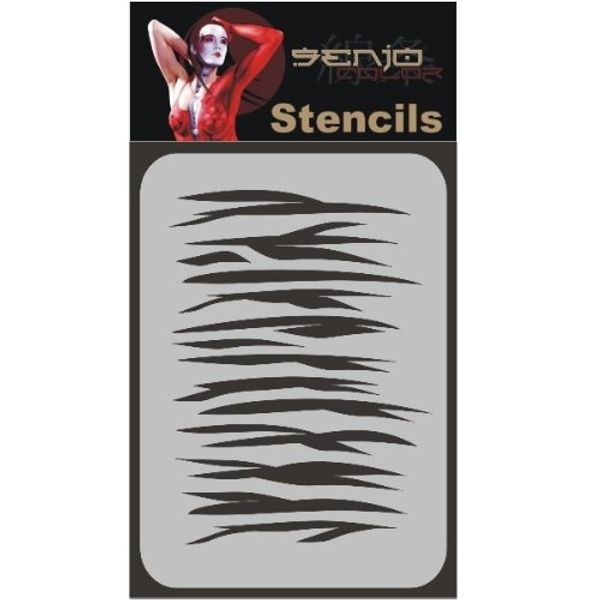 Stencil per body-painting Senjo "Zebra Design 2"