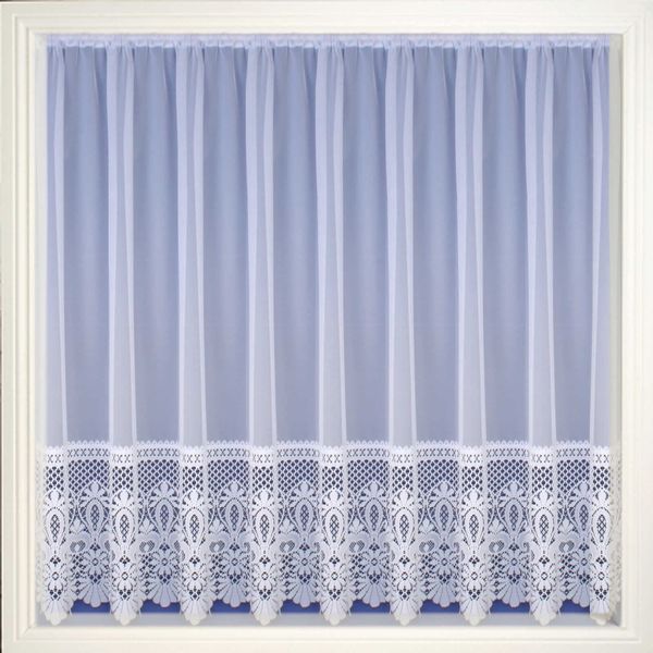 Brazil net curtain 42" drop - sold by the meter