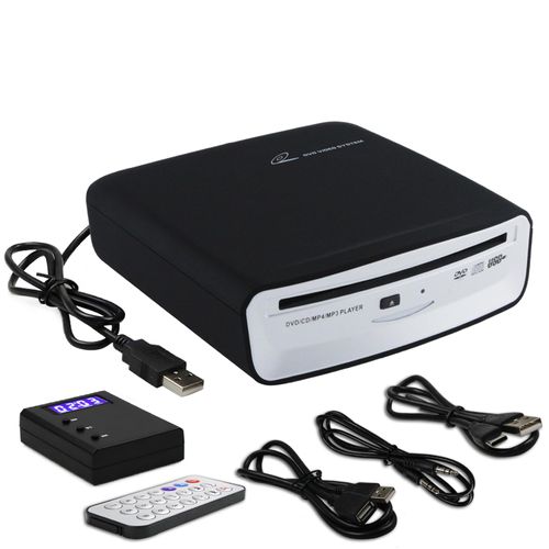 ASENCH Portable CD Player for Car - Universal USB External CD Player for Car,TV, Mac, Laptops, Desktops, PC with Plug and Play USB, AUX Port