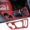 Gear Shift Trim +Dashboard Panel Air Outlet Vent Cover For Dodge Challenger 15+