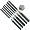 12 Doming Punching Stamp Block 25 mm 12 Depressions