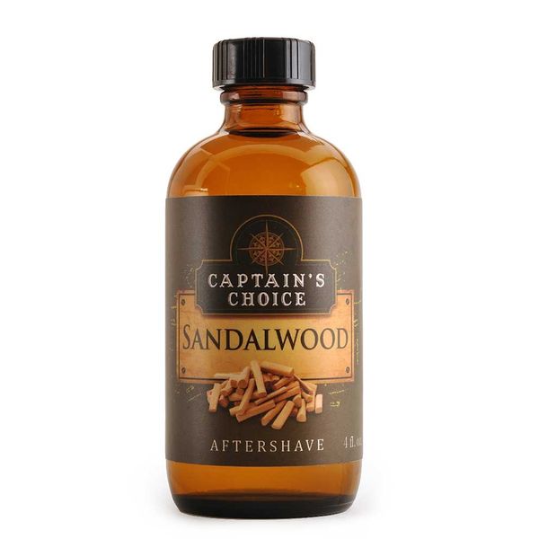 Sandalwood Aftershave 4oz after shave by Captain's Choice