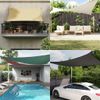 vidaXL Awning Oxford Fabric Triangular 4 x 5 x 6.4 m Black