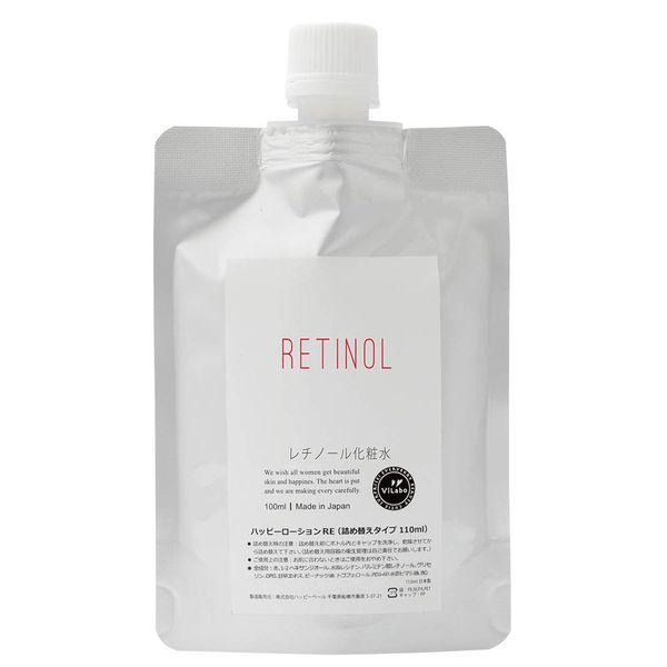 Retinol Lotion RE, 4.3 fl oz (110 ml) Refill Pouch | Made in Japan Genuine ViLabo