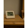 Thecom Thermometer, Hygrometer, Digital Thermometer, Hygrometer, Digital, Small, Compact, Multifunctional, Clock Function, Backlight, Large Screen, Easy to Read Facial Expression, Alarm, Alarm Clock,