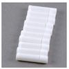 VASANA 50PCS 5ml Empty Refill White Plastic Lip Gloss Balm LipStick Tubes Chapstick Sample Packing Vials Holder Bottles DIY Beauty Tool with Twist Bottom and Top Cap