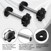 2 Sets Rollator Walker Replacement Knobs,Universal Rollator Handle Adjustment Knobs Drive Rollator Knob Comfortable Rollator Spare Parts Accessories